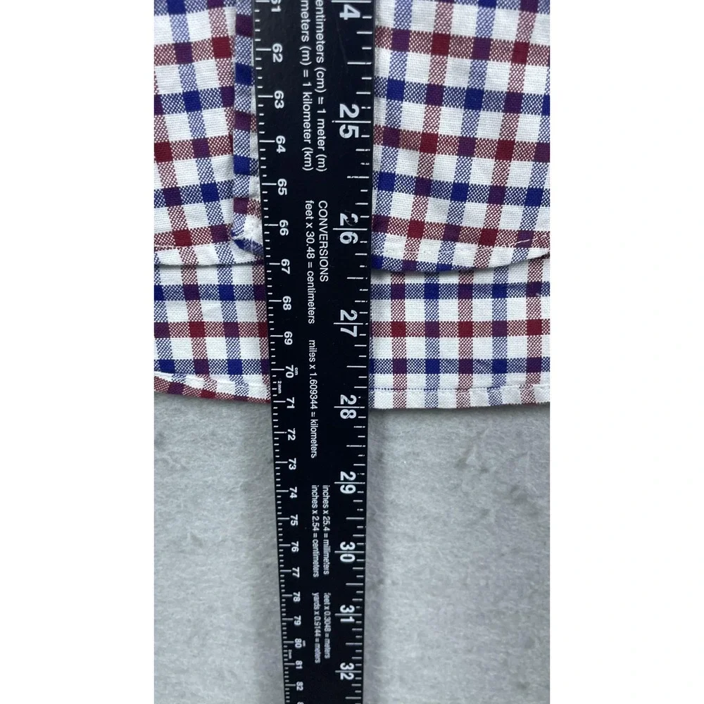 Ralph Lauren Shirt Boys Large Red Blue Plaid Button‎ Down Long Sleeve